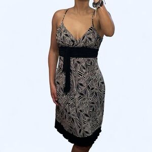 Y2K Black Floral Babydoll Dress by Vol. 1!